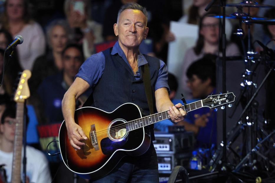 Bruce Springsteen bei einem Konzert in Philadelphia, Pennsylvania