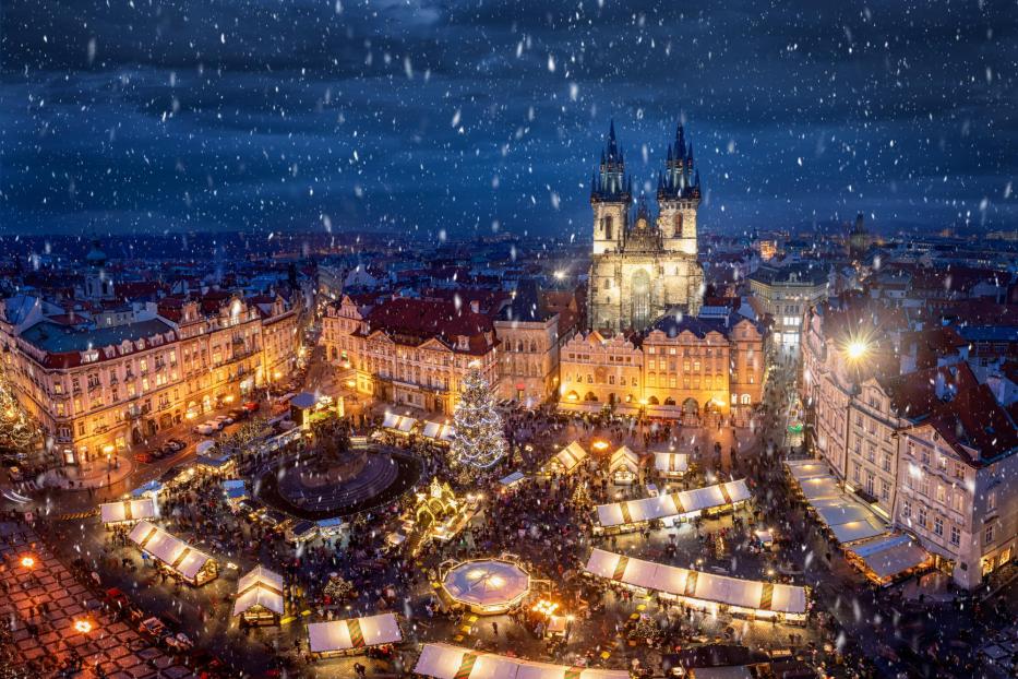 Christkindlmarkt / Weihnachtsmarkt in Prag