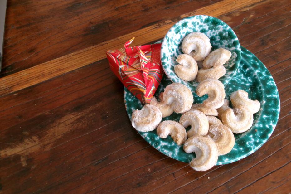 Vegane Vanillekipferl.