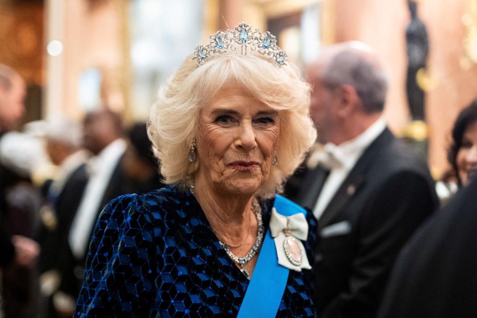 Königin Camilla trug zum ersten Mal das Diadem der verstorbenen Queen Elizabeth II.