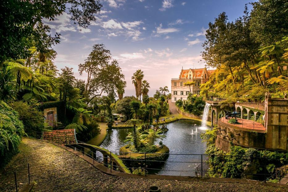 Der tropische Garten Monte Palace auf Madeira