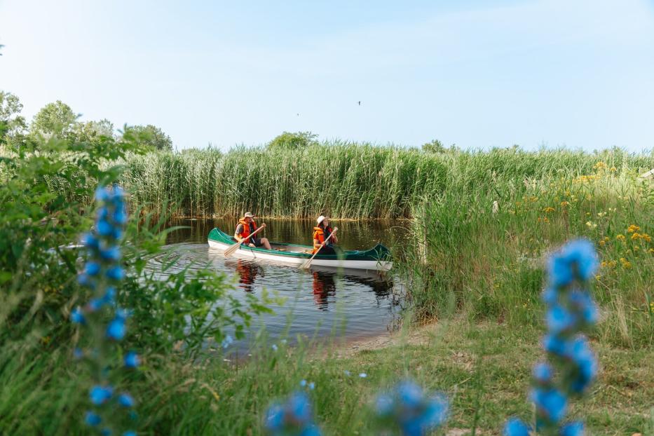 Kanufahrt auf dem Neusiedler See