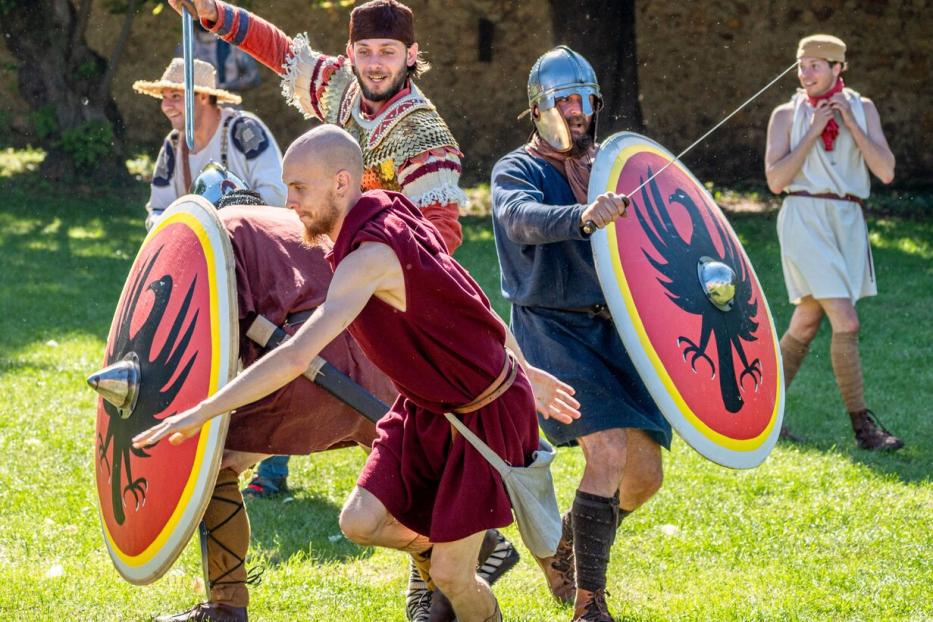 Kampfszene beim Römerfest in Carnuntum
