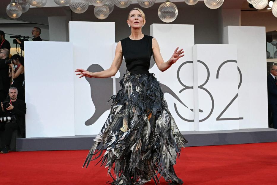 Cate Blanchett auf dem roten Teppich der Filmfestspiele von Venedig.