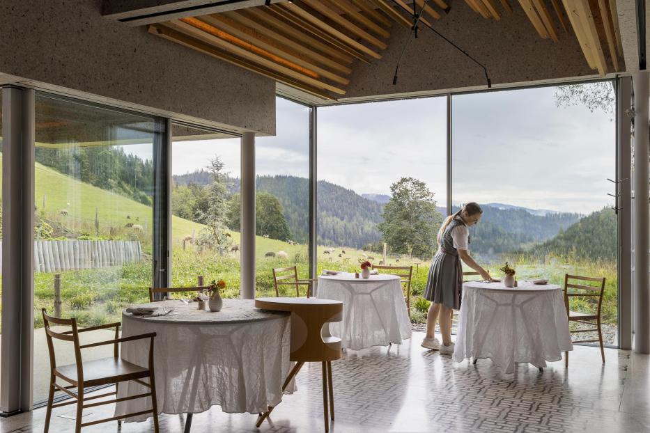 Innenansicht Steirereck Pogusch