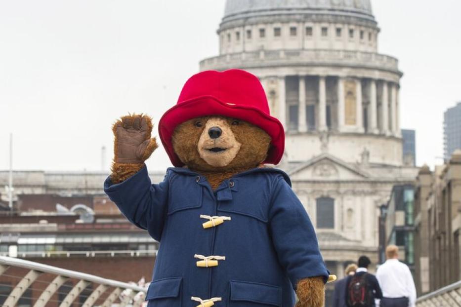 Paddington Bear presents latest children's book Paddington at St Paul's