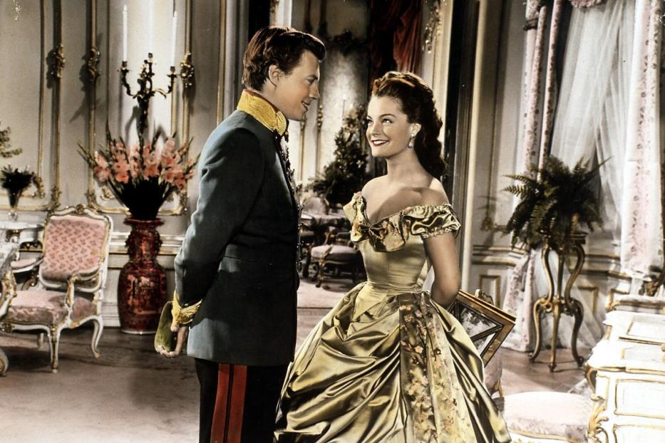 Kaiser franz Joseph und Sissi in "Sissi, die junge Kaiserin".