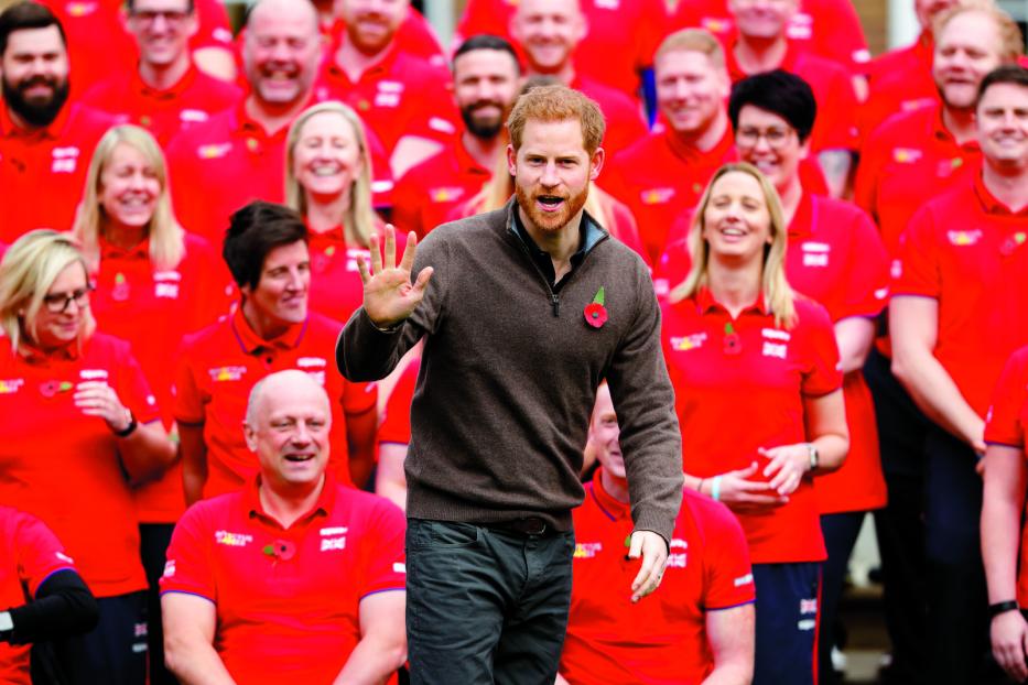 The Duke Of Sussex Attends The Launch Of Team UK For The Invictus Games The Hague 2020