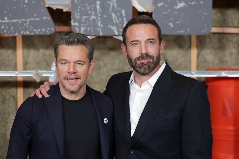 Damon und  Affleck bei der Premiere ihres neuen Action-Thrillers  „The Rip“.