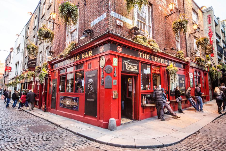 The Temple Bar in Dublin