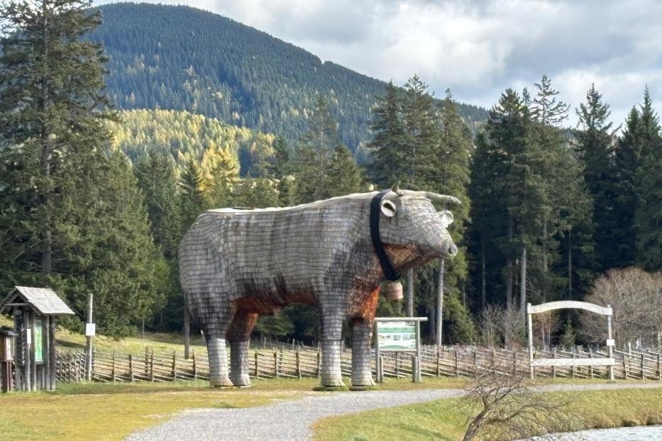 Almochse am Ufer des Teichalmsees.