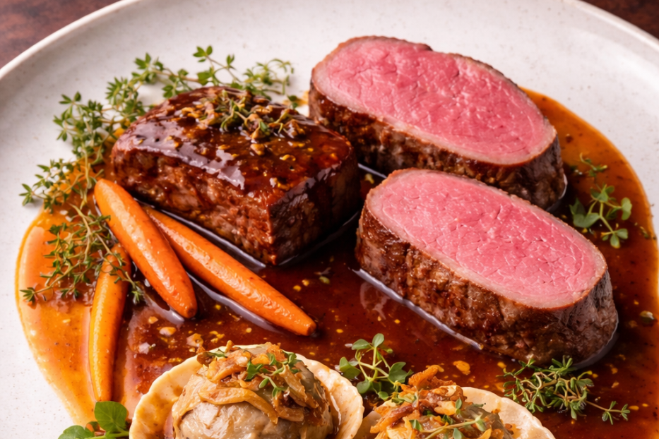 Lammgerichte mit raffinierter Präsentation