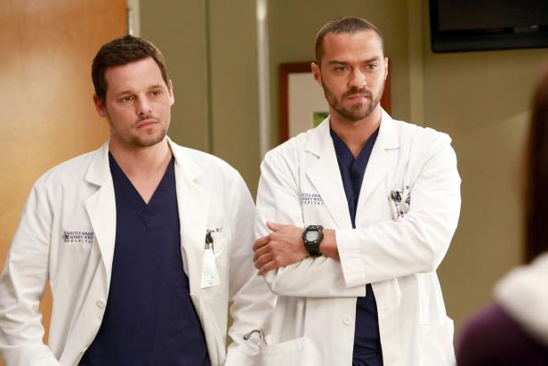 Jesse Williams und Justin Chambers in "Grey's Anatomy"