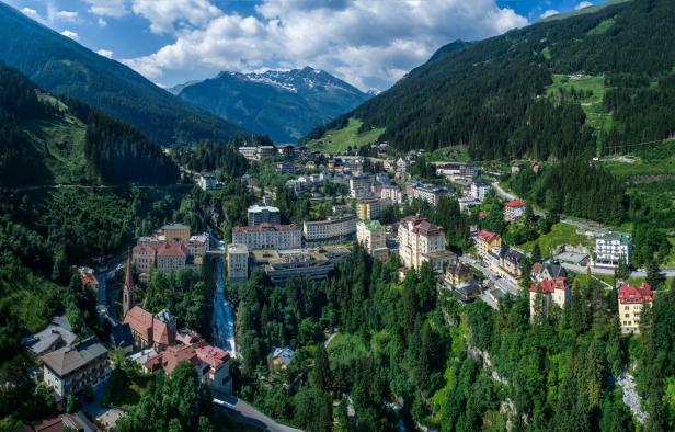 Bad Gastein aus der Luft