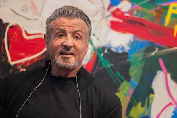 Sylvester Stallone eröffnet Ausstellung