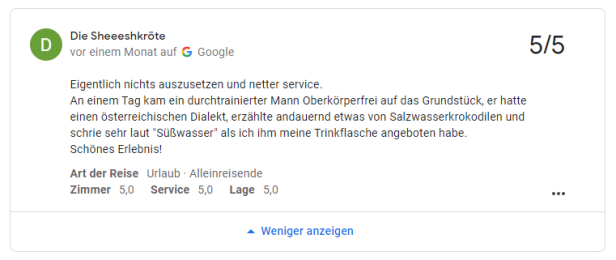 Google Rezension "7 vs. Wild"