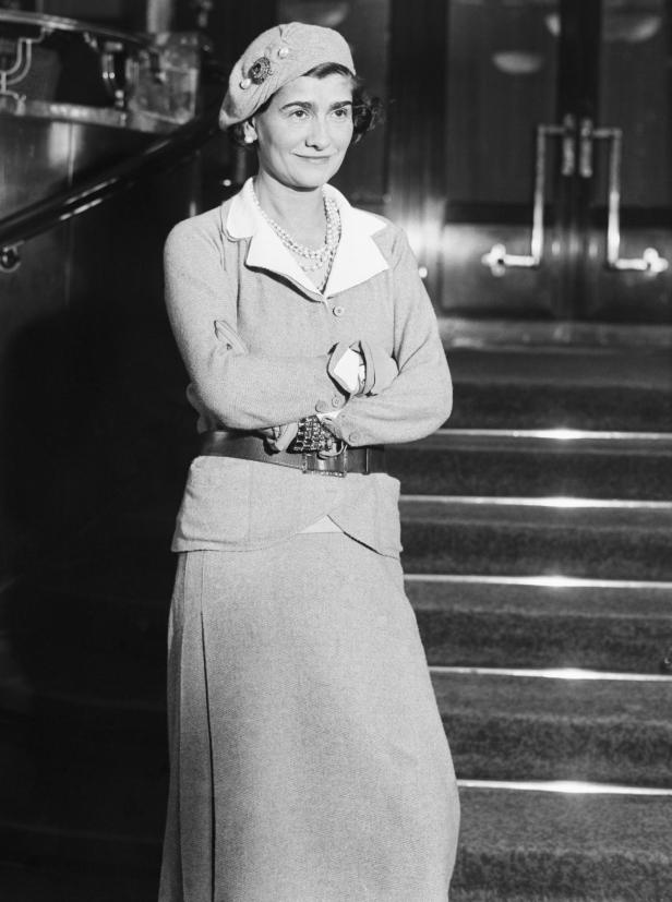 (Original Caption) Closeup of Gabrielle "CoCo" Chanel. Photograph, 1931.