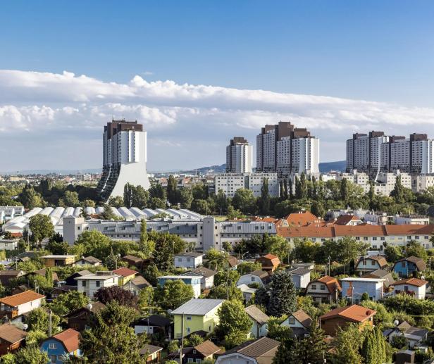 Die residential Complex Alt-Erlaa - Stock-Fotografie