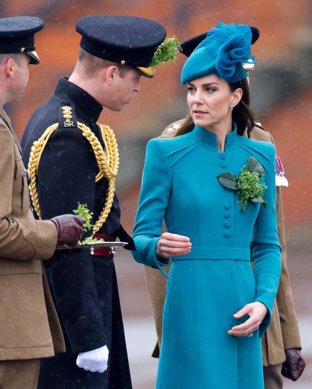 Prinz William und Prinzessin Kate auf der heurigen St. Patrick's Day-Parade