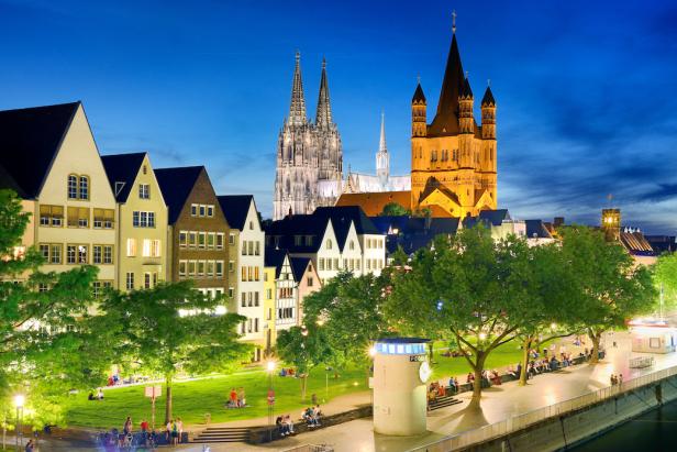 Köln: Altstadt mit Dom und Groß St. Martin