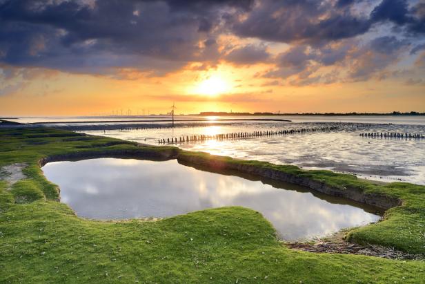 Abendstimmung am Wattenmeer