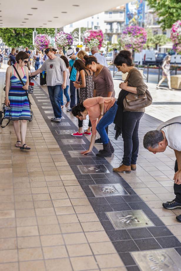 Am Walk of Fame haben sich Stars verewigt