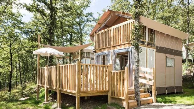 Airlodge beim Camping Papillon Country Resort