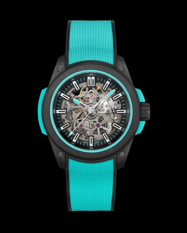 "Wild ONE Skeleton Turquoise" in 42-mm von Norqain 