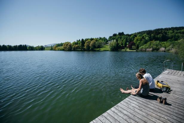 Neuer Slow Trail am Maltschacher See, Kärnten