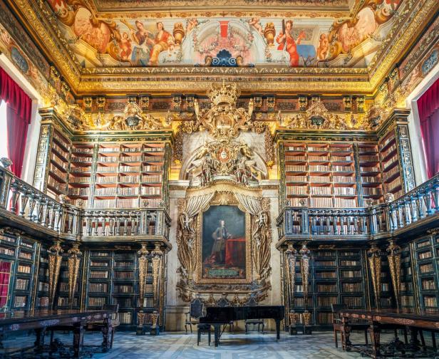 Universitätsbibliothek Coimbra, Portuga,