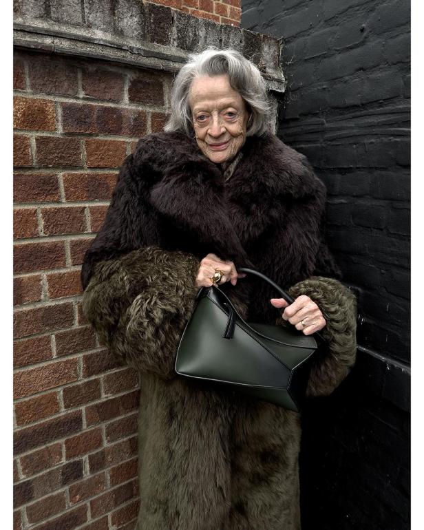 Maggie Smith in der Kampagne von Loewe 