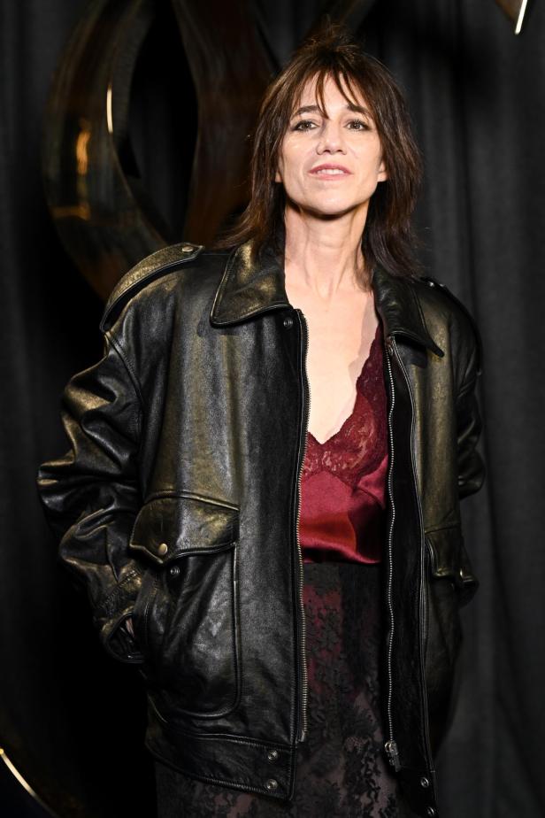 Charlotte Gainsbourg bei der Saint-Laurent-Show in Paris