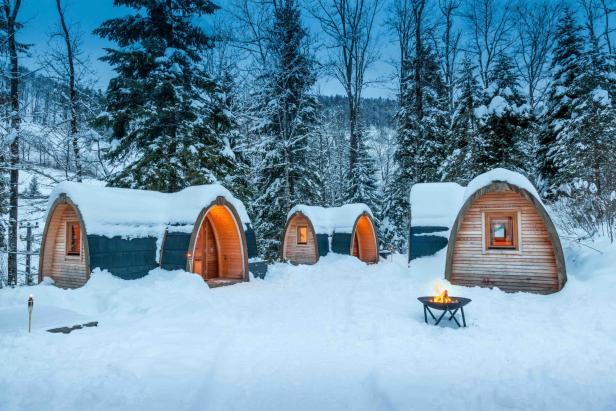 Glamping: POD-Häuser in Athmänning