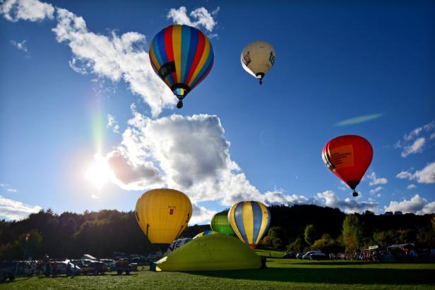 Apfel-Montgolfiade in der Oststeiermark