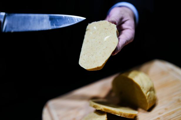 Butter ist im Teig eingeschlossen