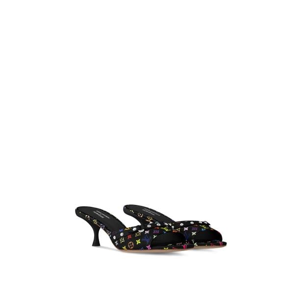 Revival Mule Noir Heels