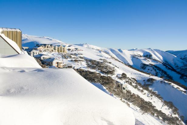 Eine verschneite Winterlandschaft - in Australien