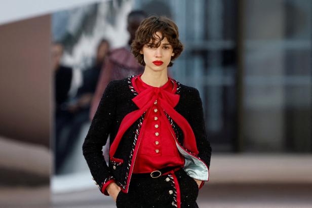 Fashion-Show von Chanel in Paris