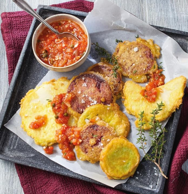 Gemüse-Piccata mit Tomatensauce aus "Studentenfutter vegetarisch: Das ultimative Veggie-Studentenkochbuch" von Dr. Oetker 