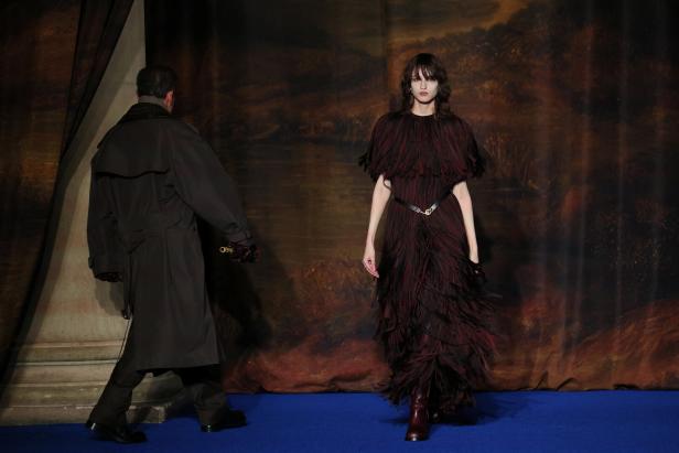 Burberry catwalk show, in London Burberry catwalk show, in London