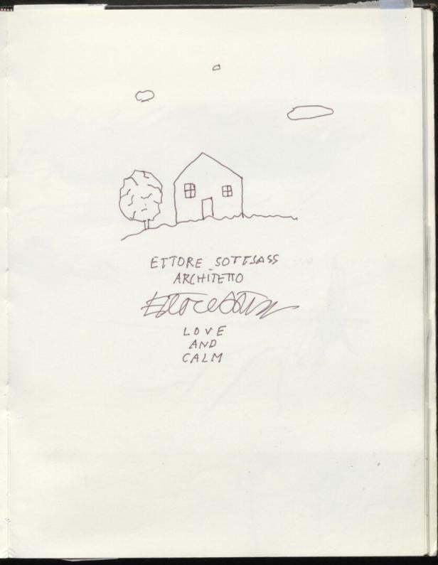 Ettore Sottsass "Love and Calm"