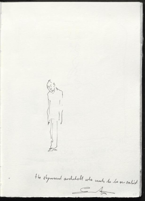 Erwin Wurm („The depressed architect“)