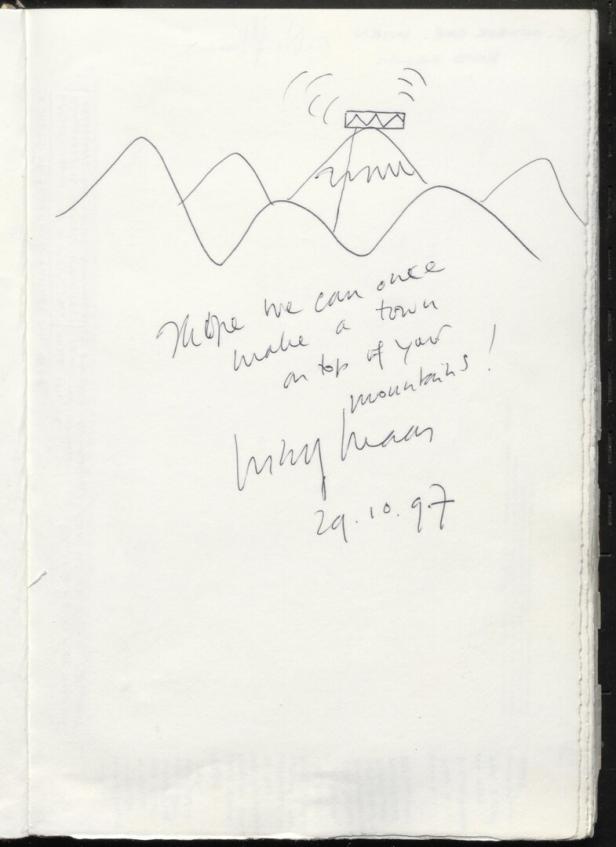 Winy Maas "Town on top of your mountains" Winy Maas "Town on top of your mountains"