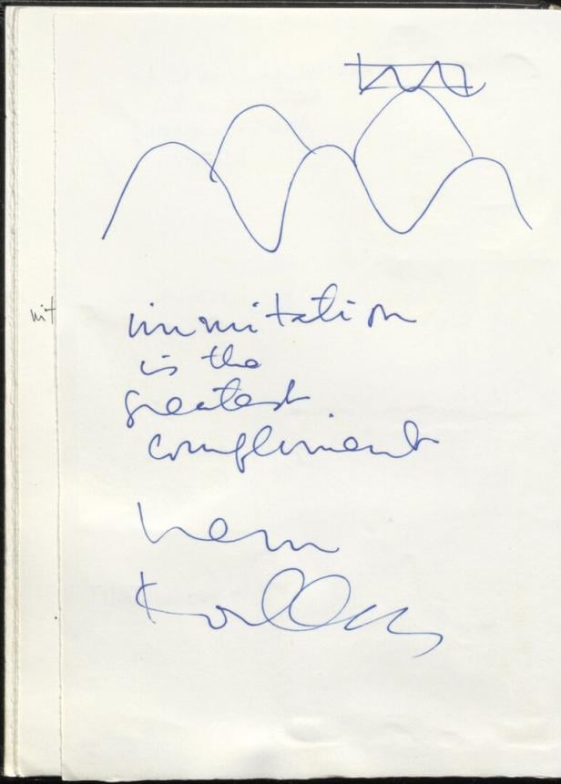 Rem Koolhaas Rem Koolhaas "Imitation is the greatest compliment"