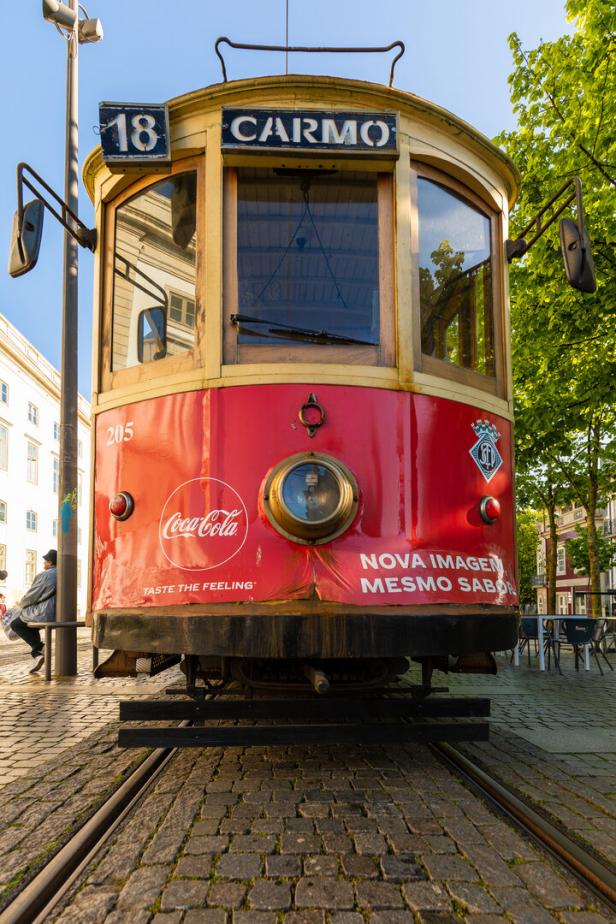 Tram 18 in Porto Tram 18 in Porto