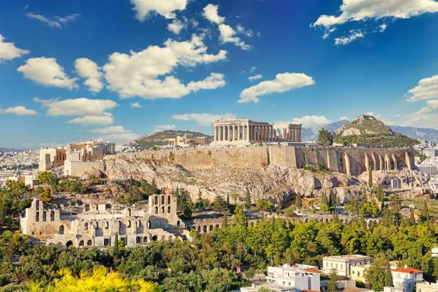 The Parthenon (447 B.C.) on the Athenian Acropolis, Greece The Parthenon (447 B.C.) on the Athenian Acropolis, Greece