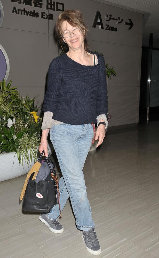 Jane Birkin Arrives In Tokyo