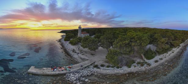 Sunset Swim Insel Vir