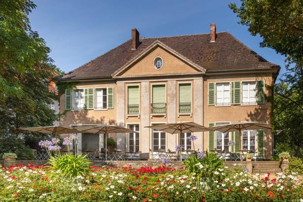 Liebermann Villa in Berlin mit Blumengarten