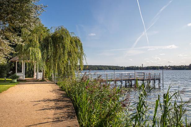 Ausblick von der Liebermann Villa auf den Wannsee